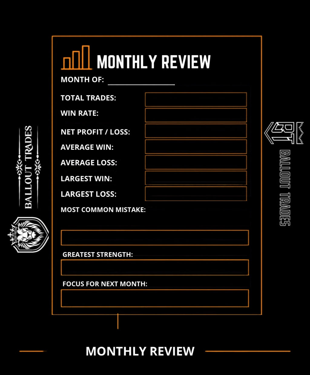 Ballout Trades Trading Journal